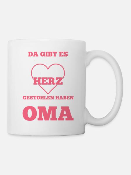 Oma Zwillinge Enkel Großmutter - Tasse - Weiß
