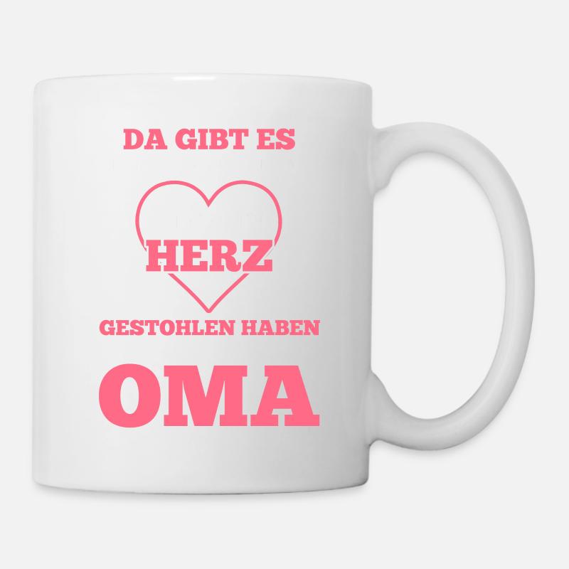 Oma Zwillinge Enkel Großmutter - Tasse - Weiß