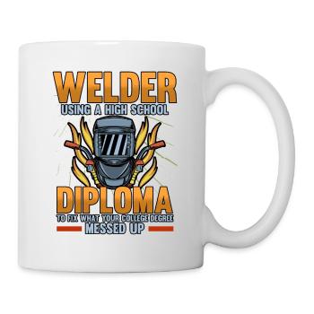 Soudeur Welder Sueur Drôle profession - Mug blanc - blanc - Droite