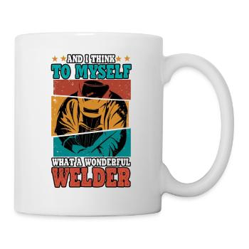 Soudeur Welder Sueur Drôle profession - Mug blanc - blanc - Droite