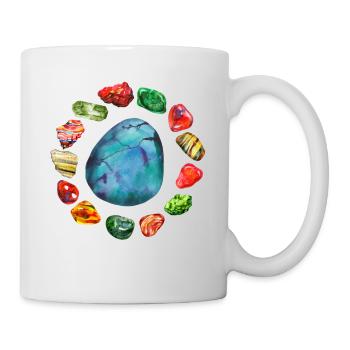 Minéraux Pierre Géologie Collectionneur Géologues minéraux - Mug blanc - blanc - Droite