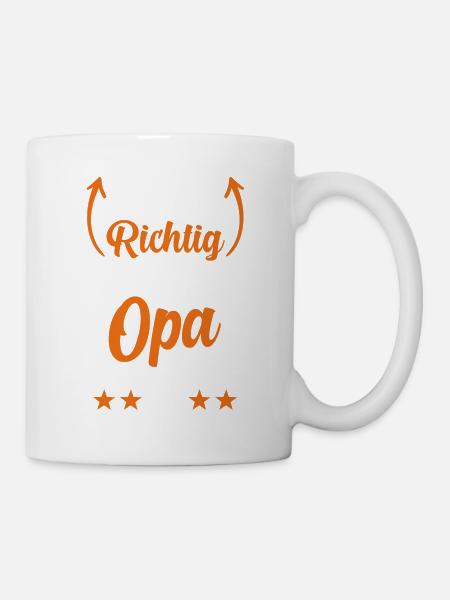 Opa Von Zwillingen Zwillingsopa - Tasse - Weiß