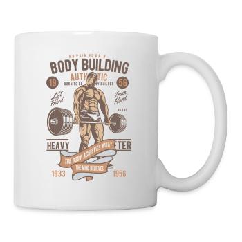 Bodybuilding Retro Vintage - Bodybuilding 1956 - Mug blanc - blanc - Droite