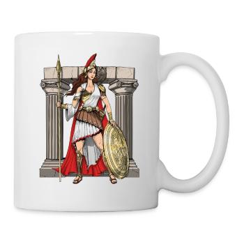 Athena Greek Goddess - Mug - white - Right