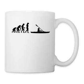 Kanu Kayaker Paddeln Kayak Rudern Kajak fahren Pad - Tasse - Weiß - Rechts