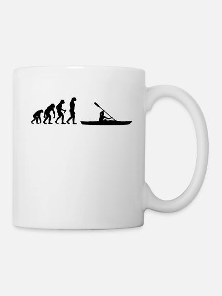 Kanu Kayaker Paddeln Kayak Rudern Kajak fahren Pad - Tasse - Weiß