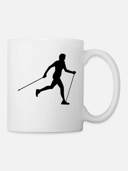 Walker Marche nordique Randonneurs Marches Walkerin Si - Mug blanc - blanc