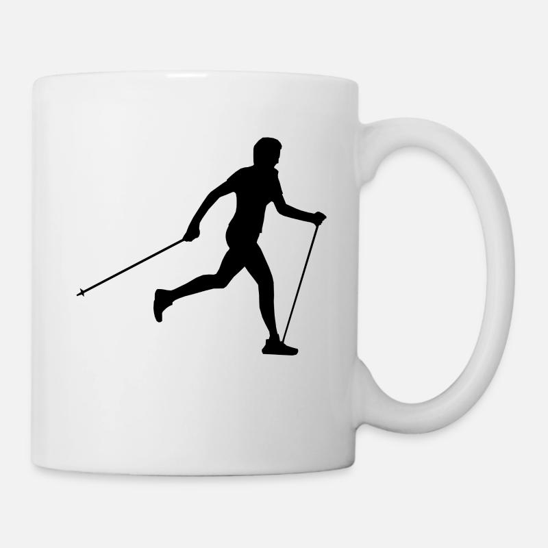 Walker Marche nordique Randonneurs Marches Walkerin Si - Mug blanc - blanc