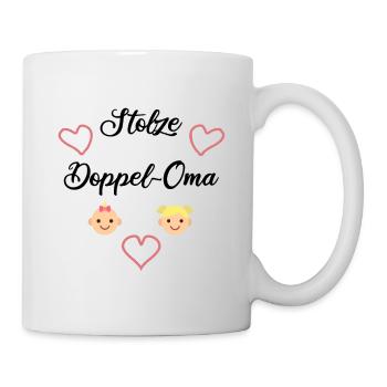 Oma Stolz Enkelkinder - Tasse - Weiß - Rechts