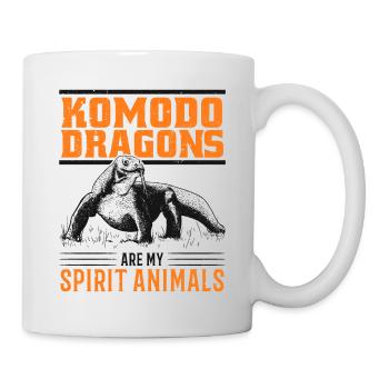 Komodo Dragon Spirit Animal Komodowaran - Tasse - Weiß - Rechts