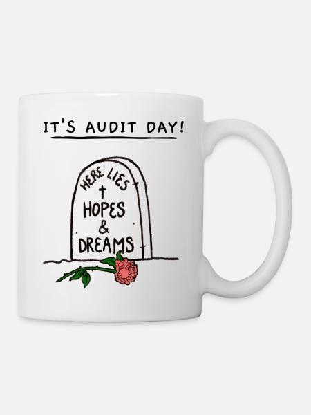 Audit day - Mug - white