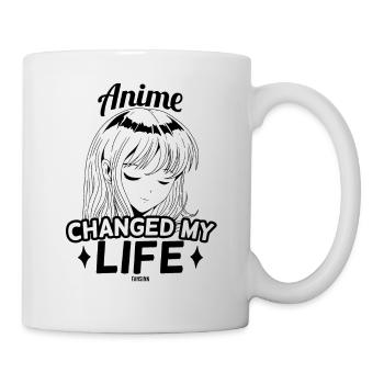 Anime Fille Manga - Mug blanc - blanc - Droite