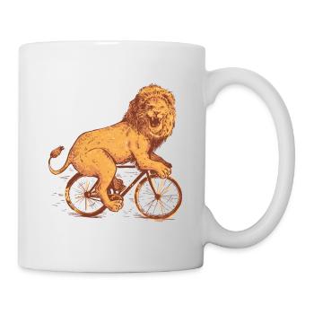 BICYCLE LION - Mug - white - Right