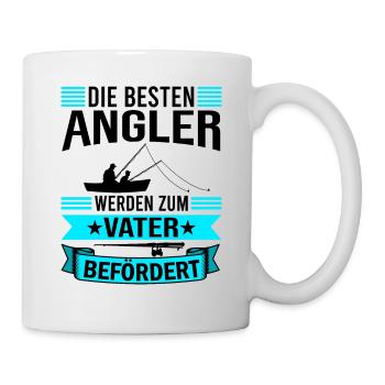 Angel Papa Vater - Tasse - Weiß - Rechts