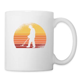 J’ai le 1er coup de sondes détecteurs de métaux - Mug blanc - blanc - Droite