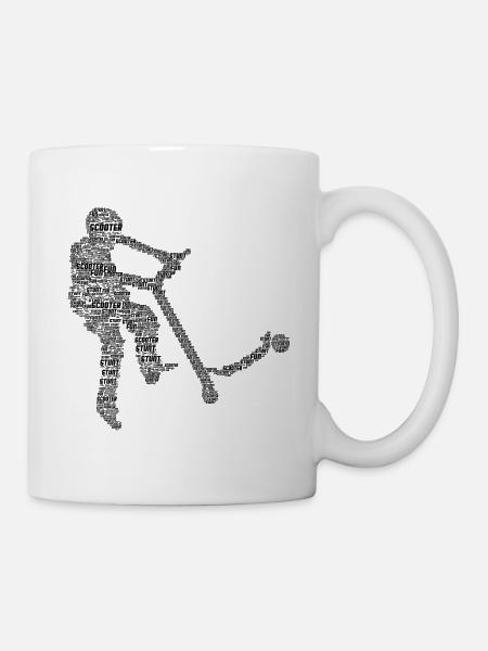 Scooter - Tasse - Weiß