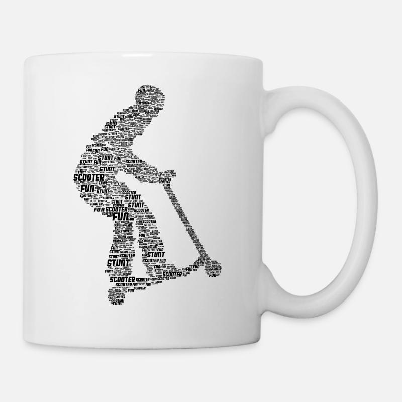 Scooter - Tasse - Weiß