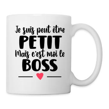 C'est Moi Le Boss Cadeau Bébé Garçon Humour - Mug blanc - blanc - Droite