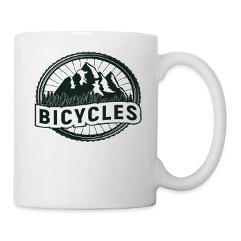 Vélo VTT Vélo Downhill Vélo - Mug blanc - blanc - Droite