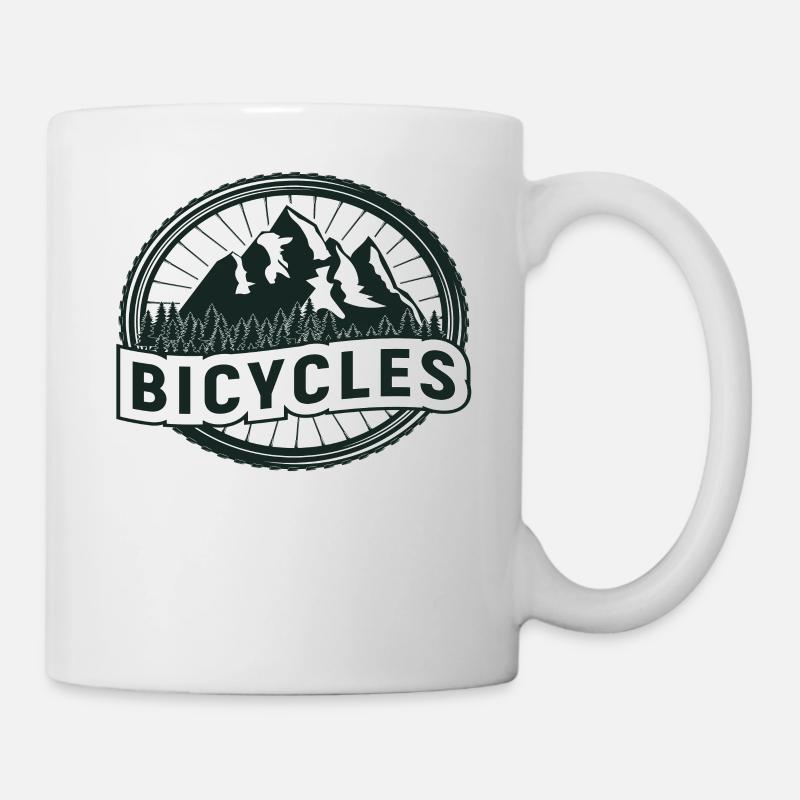 Vélo VTT Vélo Downhill Vélo - Mug blanc - blanc