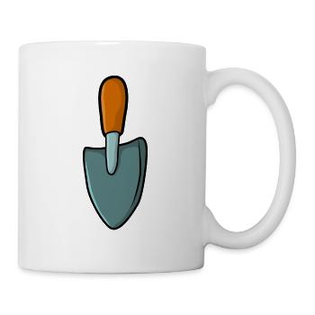 Gardener garden shovel garden - Mug - white - Right