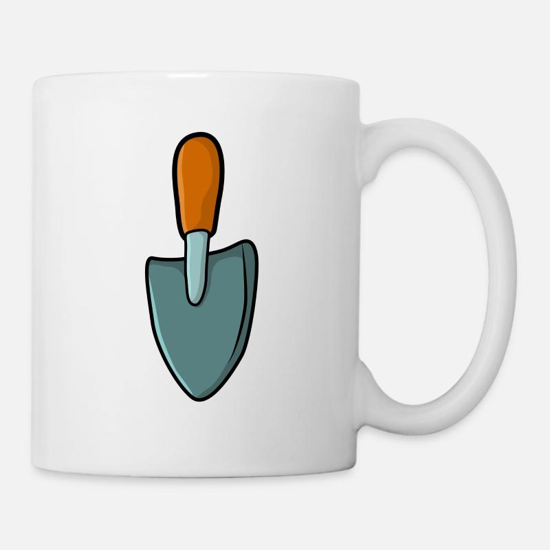 Gärtner Gartenschaufel Garten - Tasse - Weiß