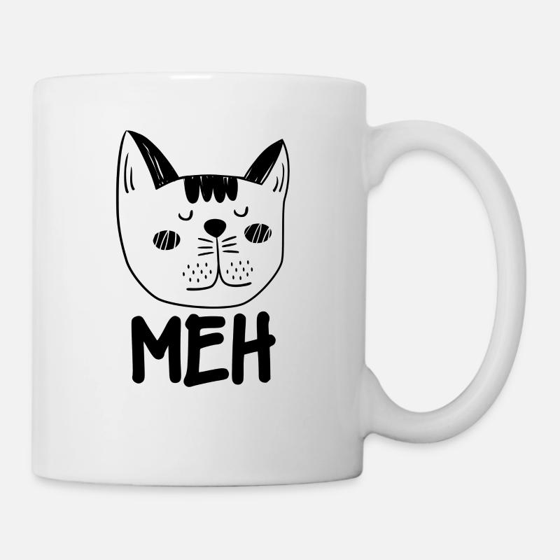 Meh - Tasse - Weiß