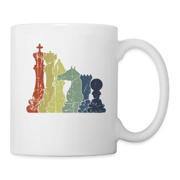 Chess Chess Pieces Retro Vintage - Mug - white - Right