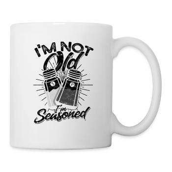 Je ne suis pas vieux, je suis assaisonnement - Salt And Pepper Shaker - Mug blanc - blanc - Droite