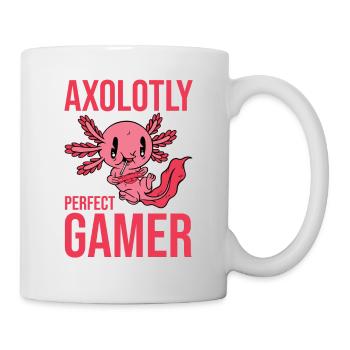 Axolotl Parfait joueur vidéo Axolotl Gaming Fish - Mug blanc - blanc - Droite