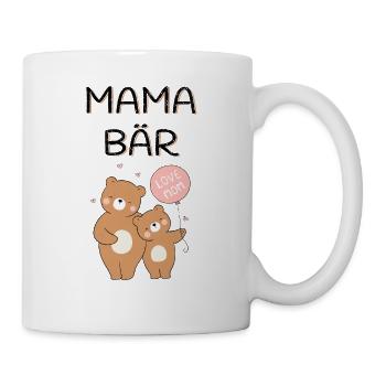 Mama Bär - Tasse - Weiß - Rechts