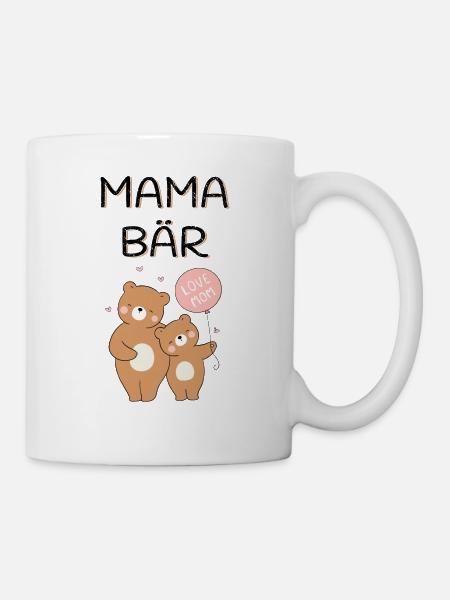 Mama Bär - Tasse - Weiß