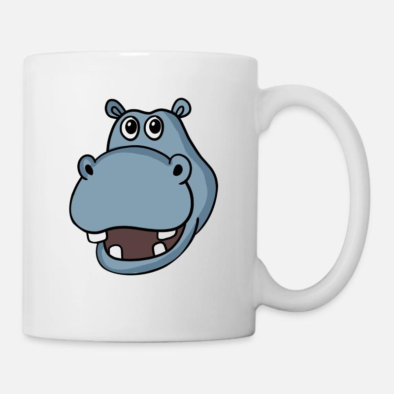 Hippo Head - Mug - white
