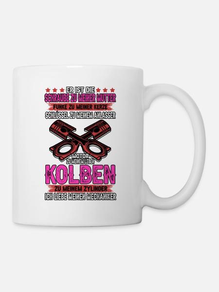 KFZ Mechaniker Auto Werkstatt Lustig Beruf Tuner - Tasse - Weiß
