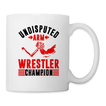 Arm Wrestler Champion Arm Wrestling Arm Sport - Mug - white - Right