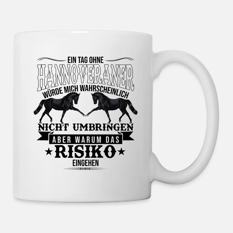 Pferd, Pferdezucht, Hannoveraner - Tasse - Weiß