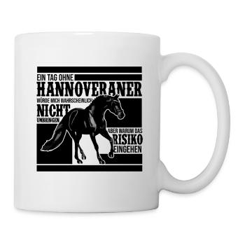 Pferdezucht Hannoveraner, Pferde - Tasse - Weiß - Rechts