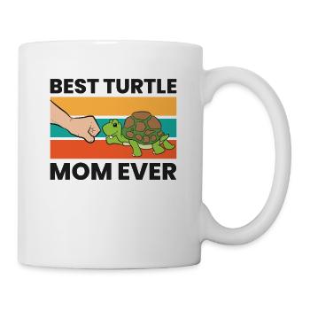 Meilleur moma tortue de tous les temps - Mug blanc - blanc - Droite