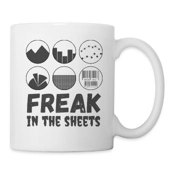 Freak in the Sheets - Tasse - Weiß - Rechts
