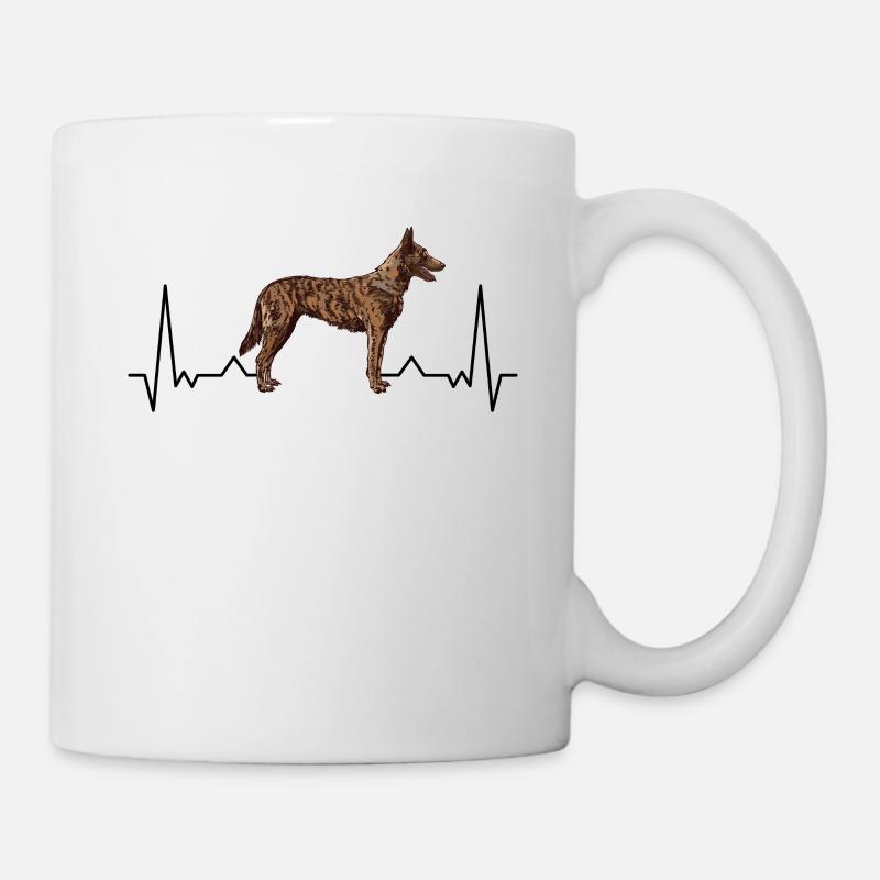 Hollandse Herder Spruch Holländischer Schäferhund - Tasse - Weiß