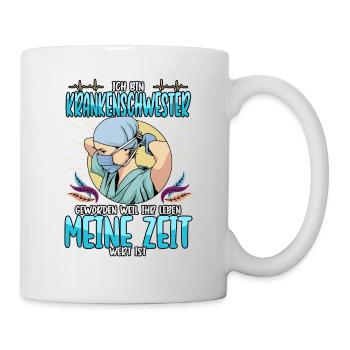 Krankenschwester Arzt Gesundheitswesen Beruf - Tasse - Weiß - Rechts