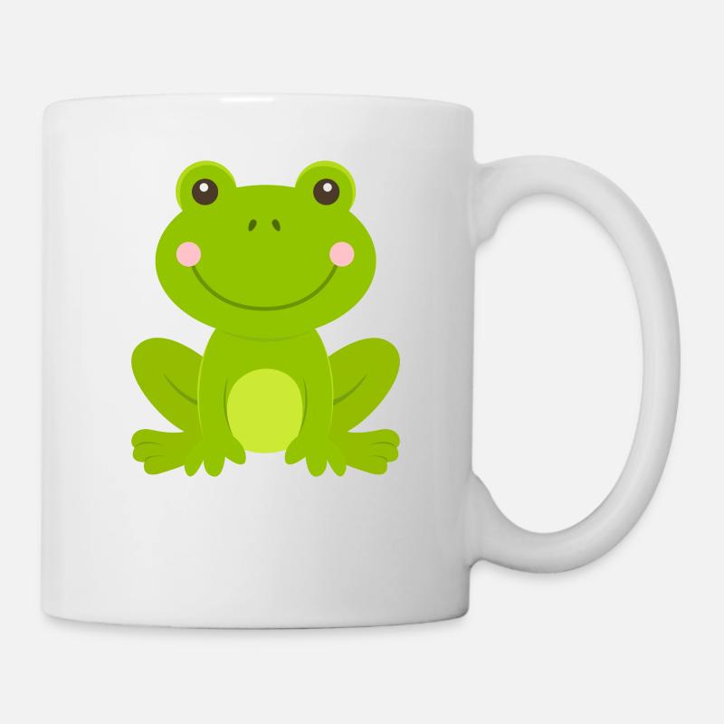 Frosch - Tasse - Weiß