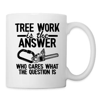Arboriculteur cadeau baume sylviculteur - Mug blanc - blanc - Droite