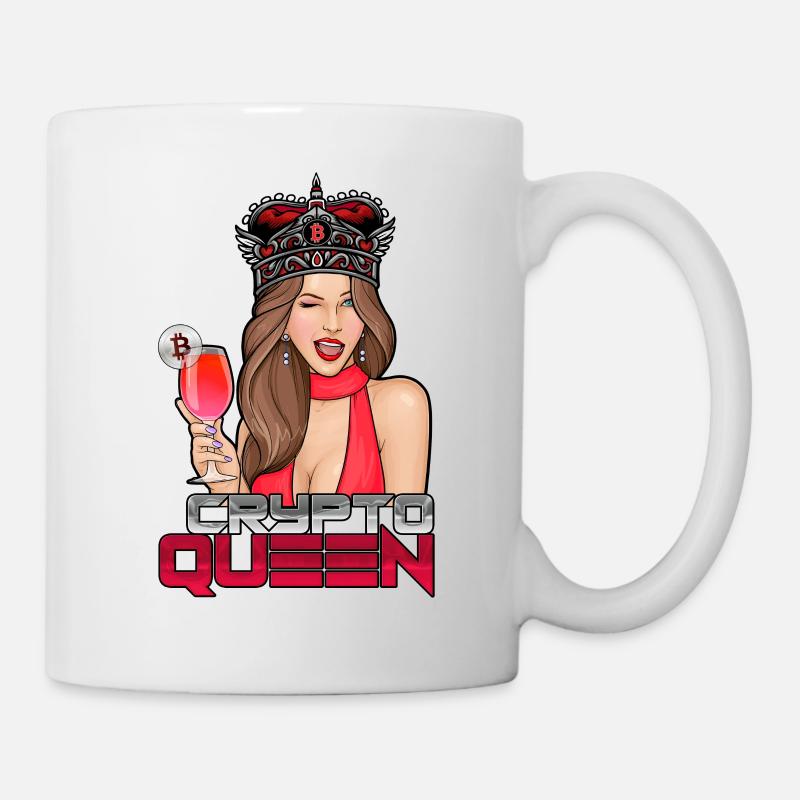 Crypto Queen - Mug blanc - blanc