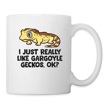 Gargoyle Gecko Lover I Just Really Like Gargoyle - Mug - white - Right