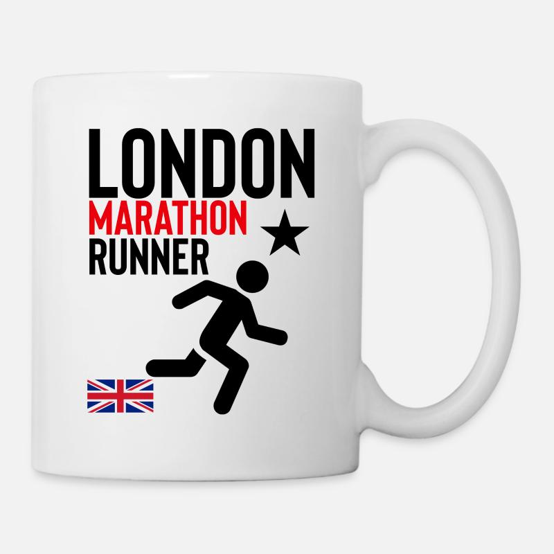 London Marathon Runner - Mug - white