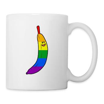 LGBT Gay Banane Gay Pride Samesex - Mug blanc - blanc - Droite
