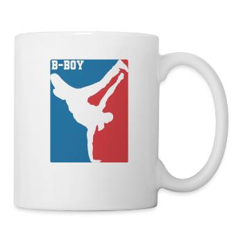 Breakdance B-Boy Hip-Hop und Funk - Tasse - Weiß - Rechts