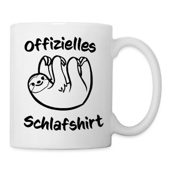 Offizielles Schlafshirt - Tasse - Weiß - Rechts