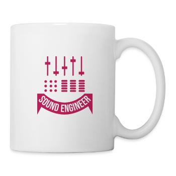 Ne pas confondre Audio Engineer Audio Music - Mug blanc - blanc - Droite